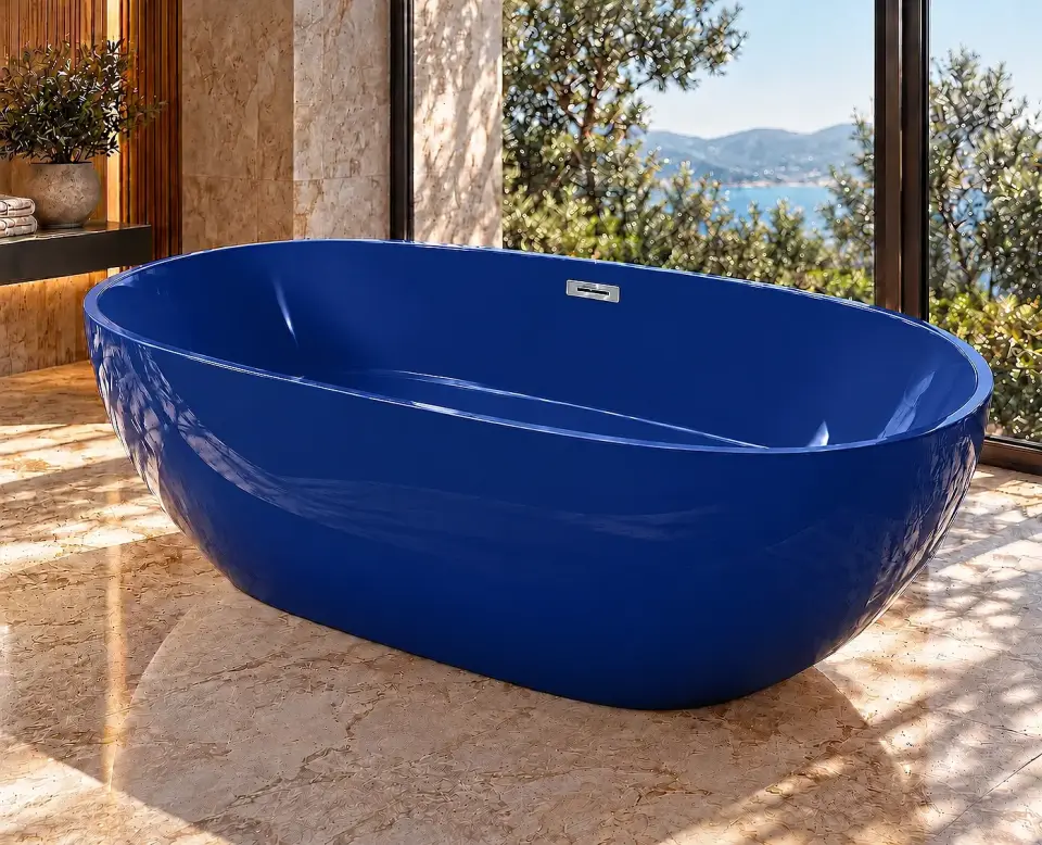 Lunera Safir 180x77x60 cm Bağımsız Küvet