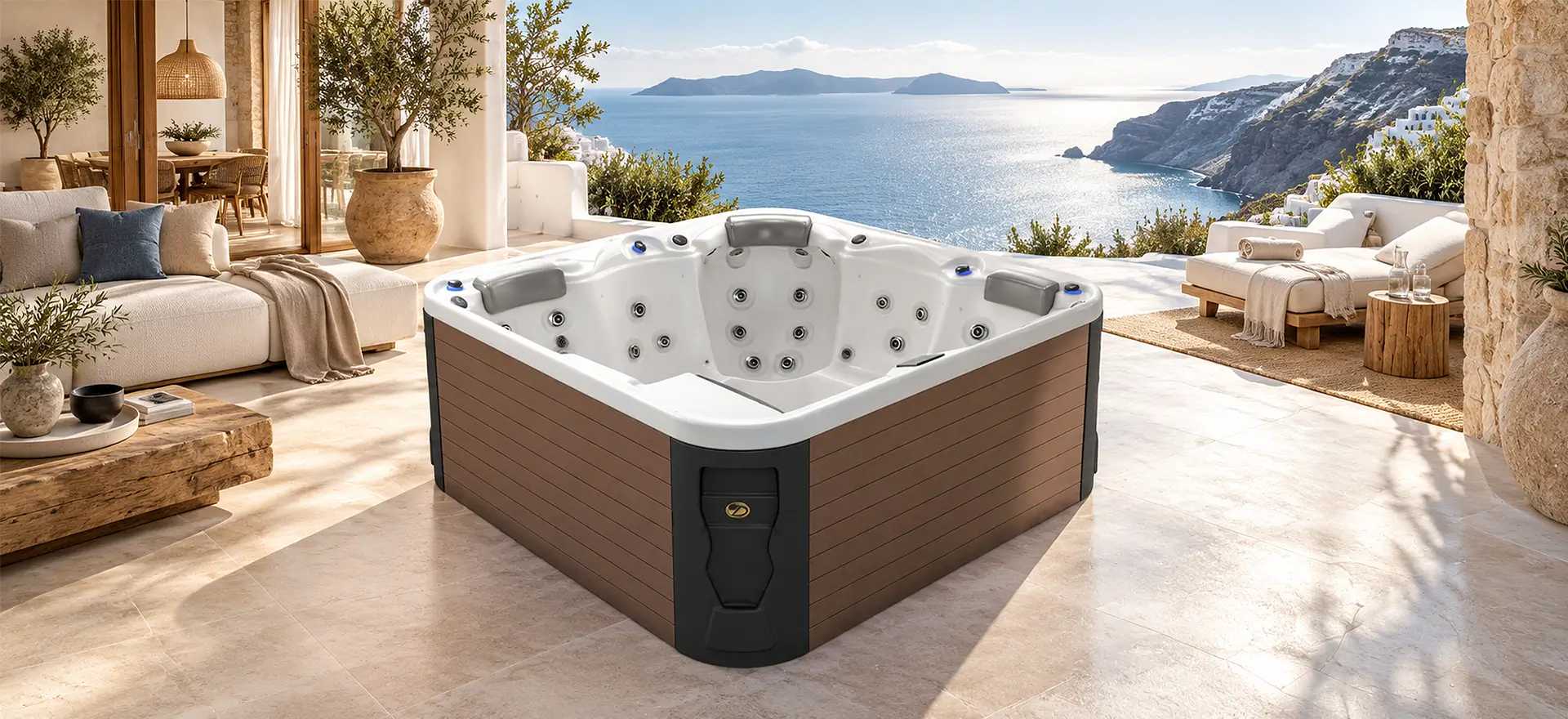 Lüks Yaşam Alanları İçin Spa Jakuzi Konforu